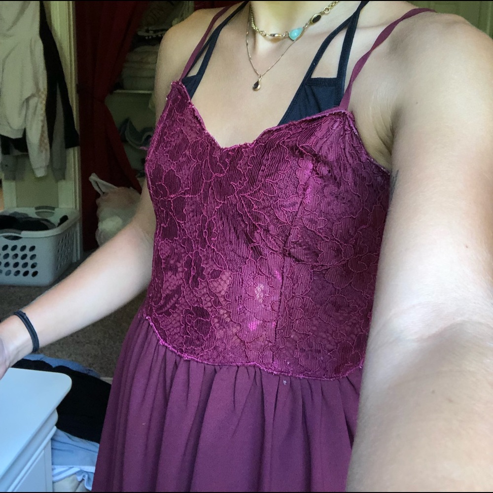 URBAN OUTFITTERS plum dress